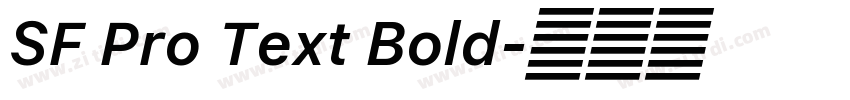 SF Pro Text Bold字体转换